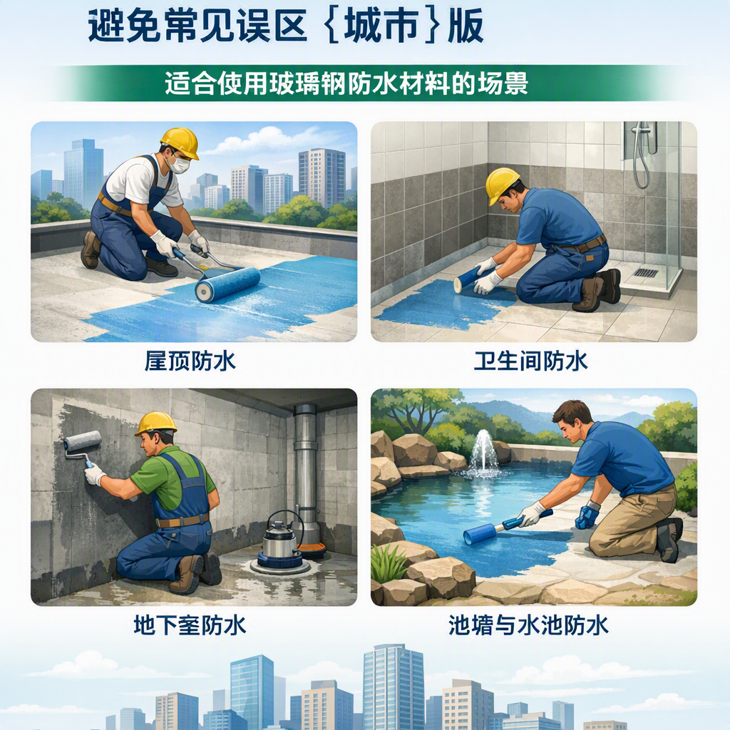 玻璃钢防水材料施工注意事项,避免常见误区 南阳 版
