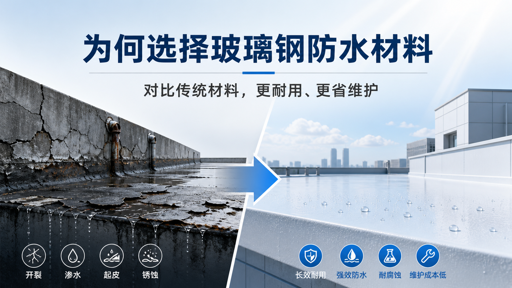 在南阳，为何选择玻璃钢防水材料而非传统材料