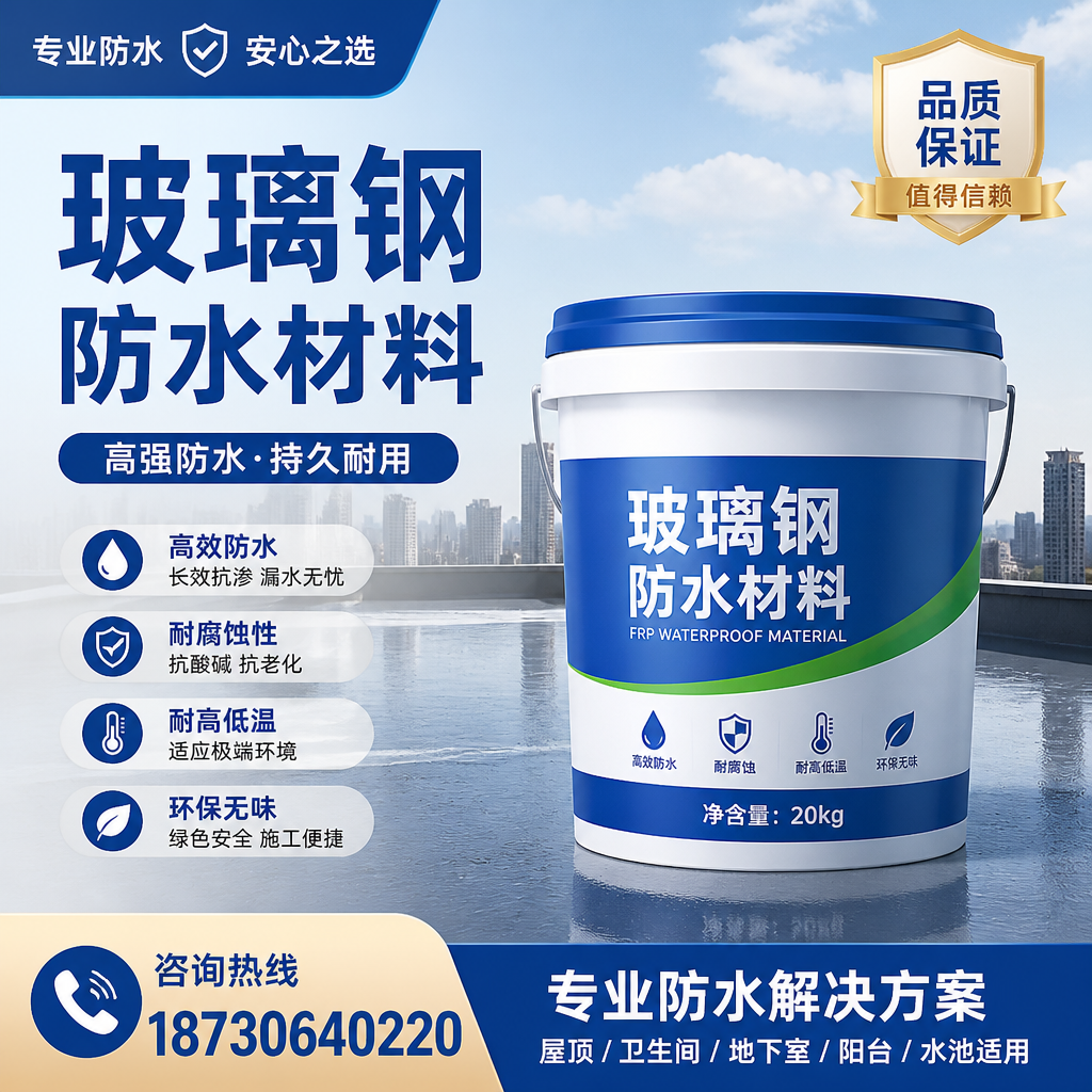 了解玻璃钢防水材料的市场趋势,南阳 企业不可不知